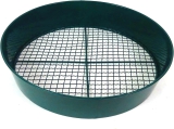 Gartensieb Metall grobe Maschung